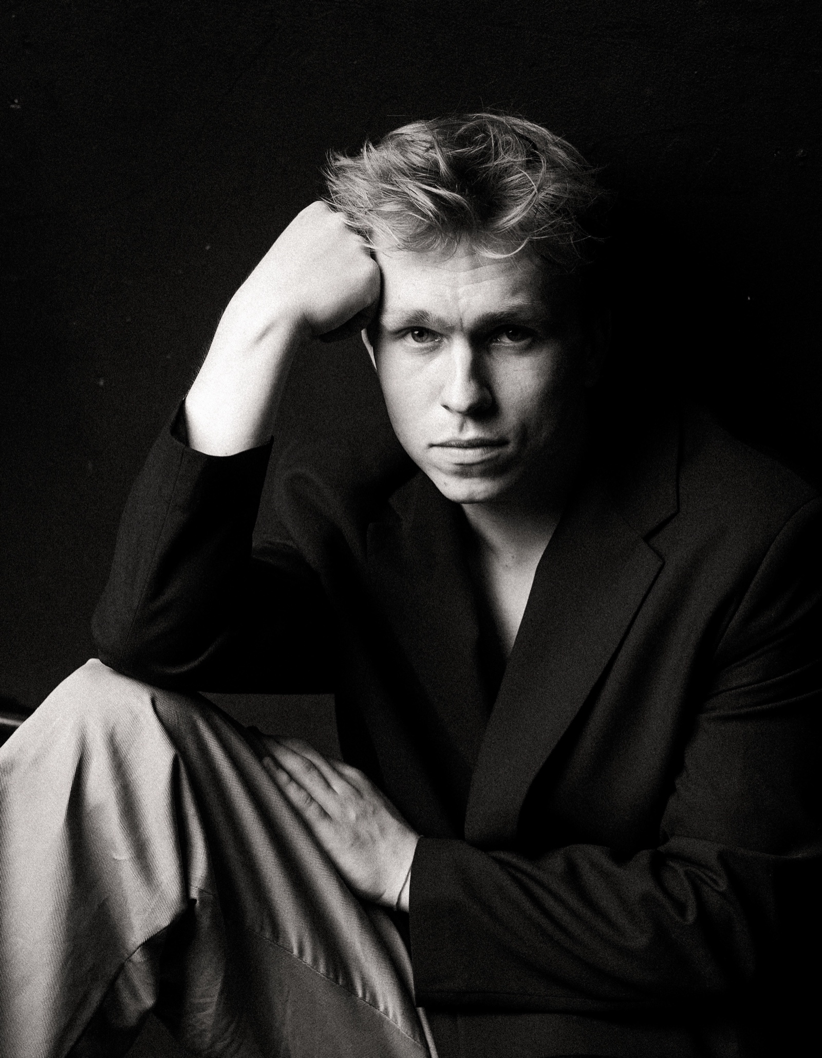 Paul — actor and headshot photographer, black-and-white portrait, NYC