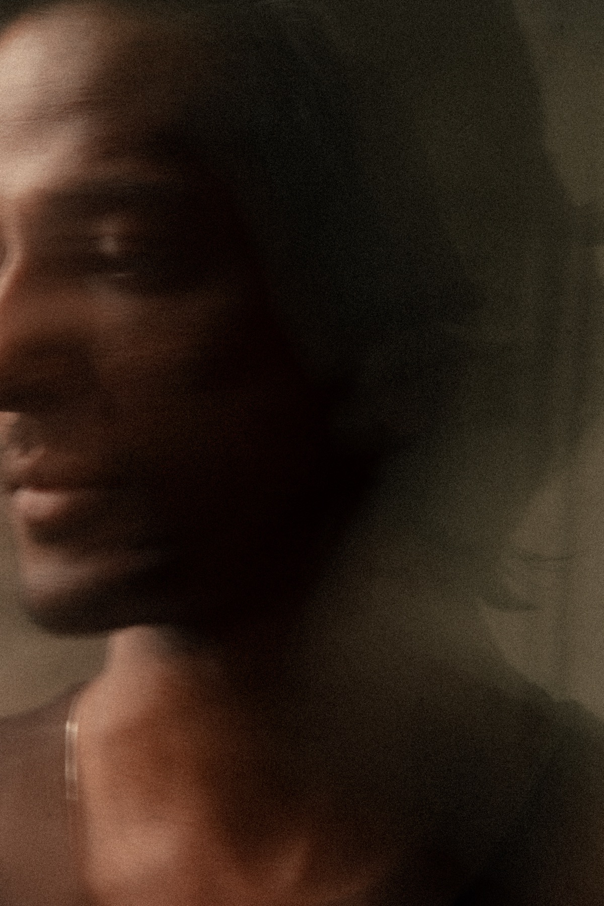 Cinematic close-up portrait in shadow by cinepaul — East Village, New York